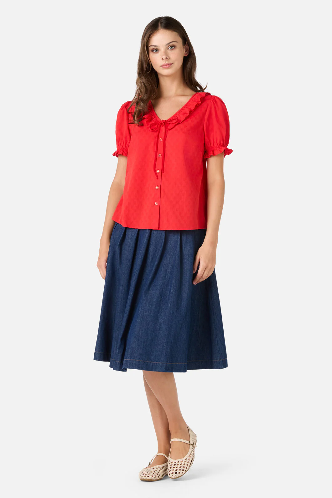 Kayla Ruffle Blouse - Image 10