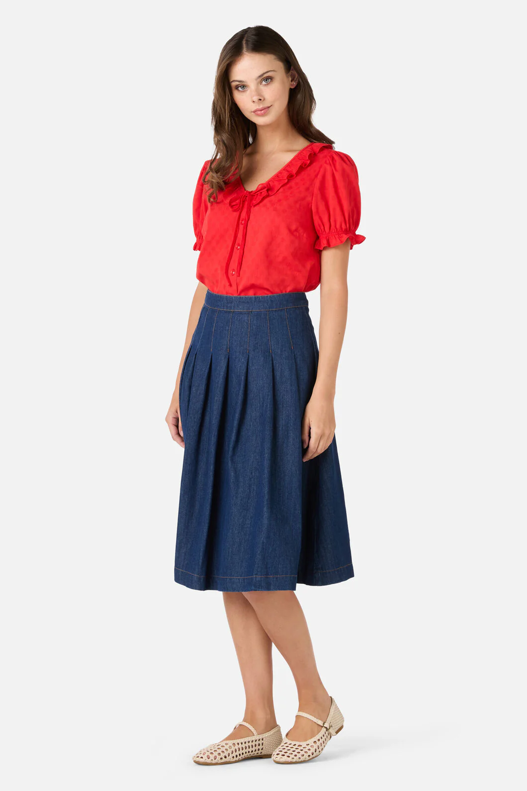 Kayla Ruffle Blouse - Image 11
