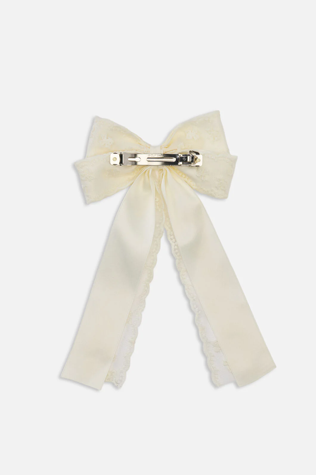 Lace Bow Barrette Hair Clip - Image 4