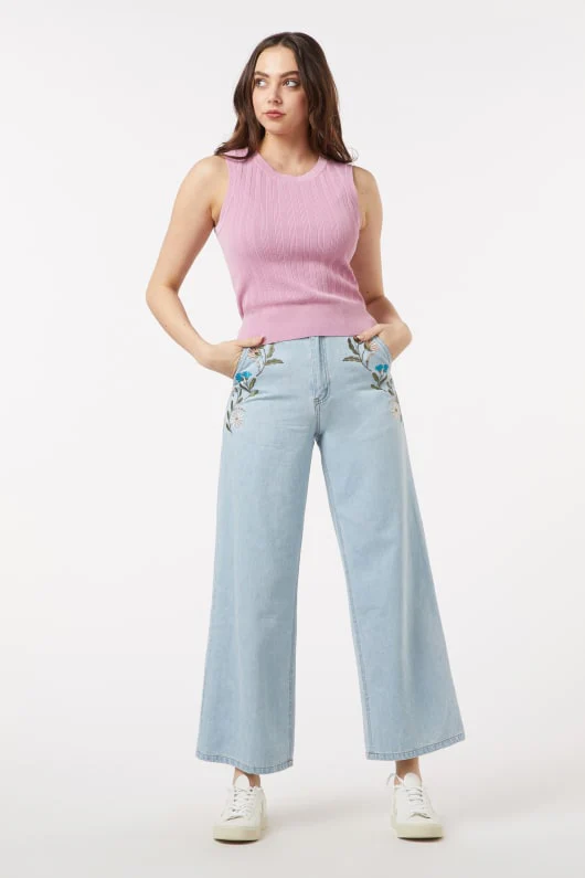 Leah Knit Tank Top - Image 2