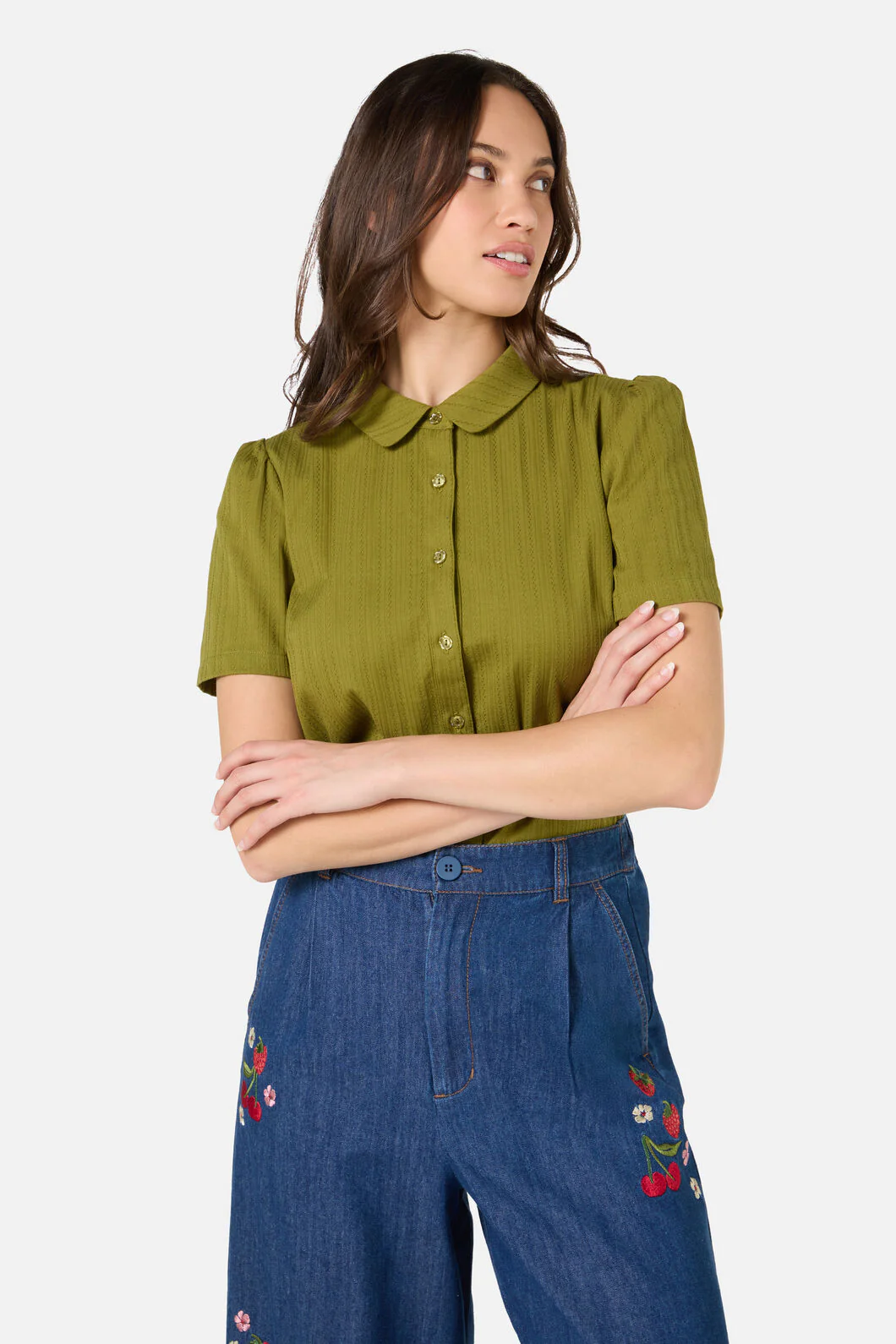 Lee Short Sleeve Blouse - Image 7