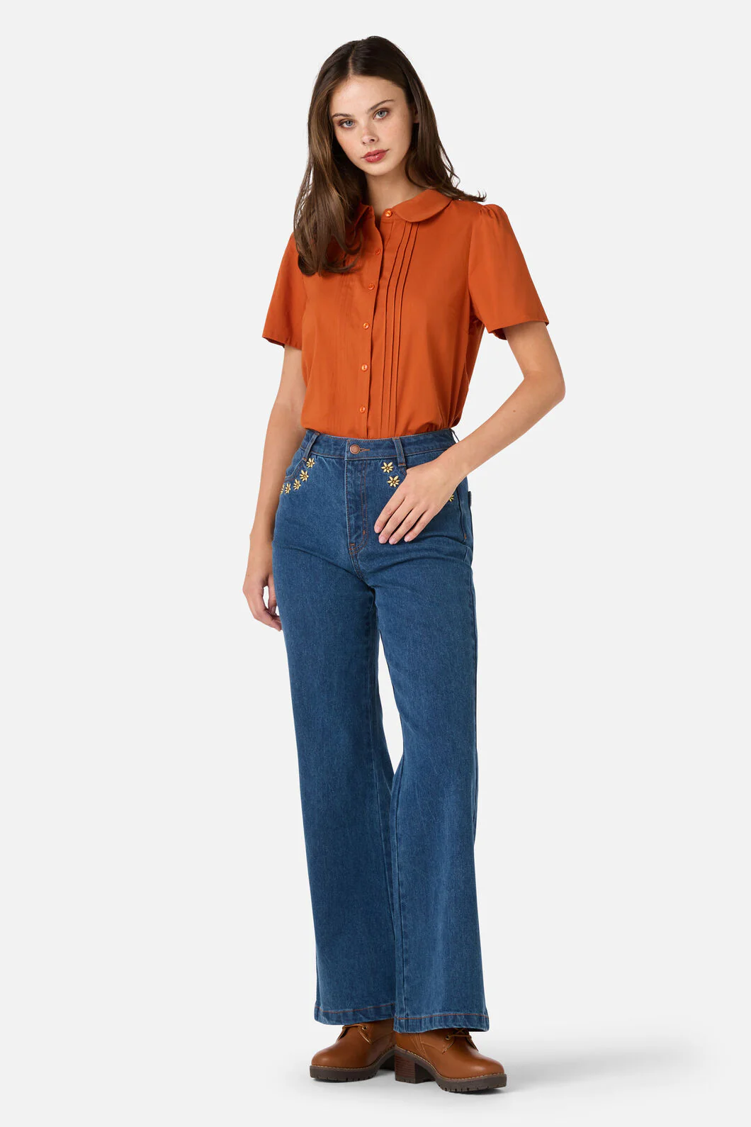 Leonie Daisy Emb Jean - Image 2