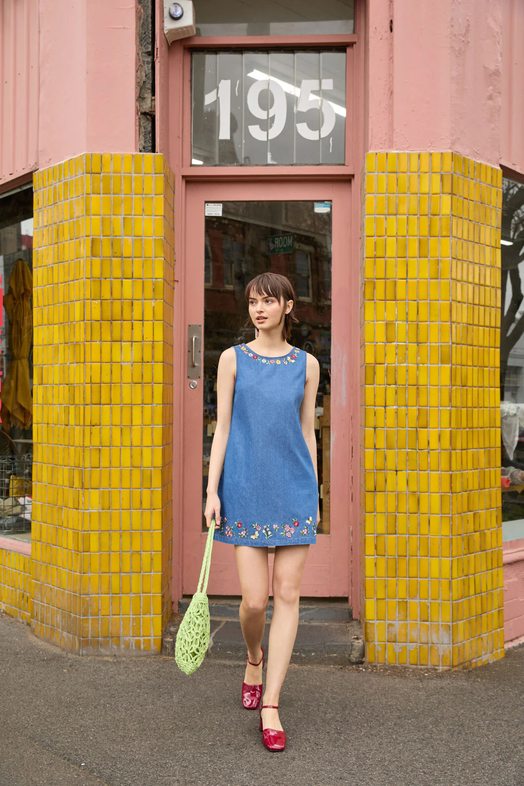 Libby Bee Denim Shift Dress