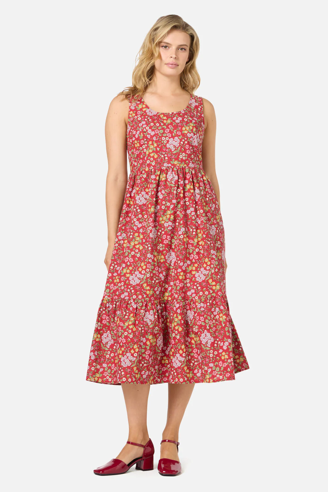 Libby Bee Ditsy Midi Dress - Image 3