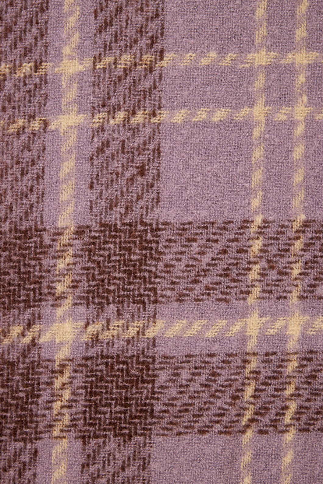Lilac Check Scarf - Image 5