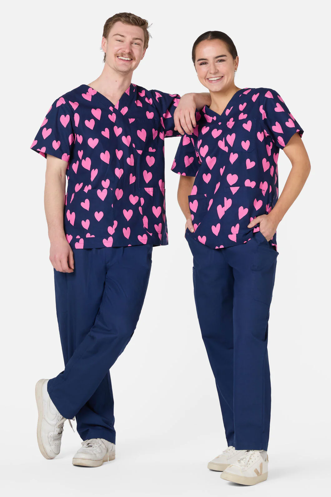 Lovehearts Top & Pant Scrub Set