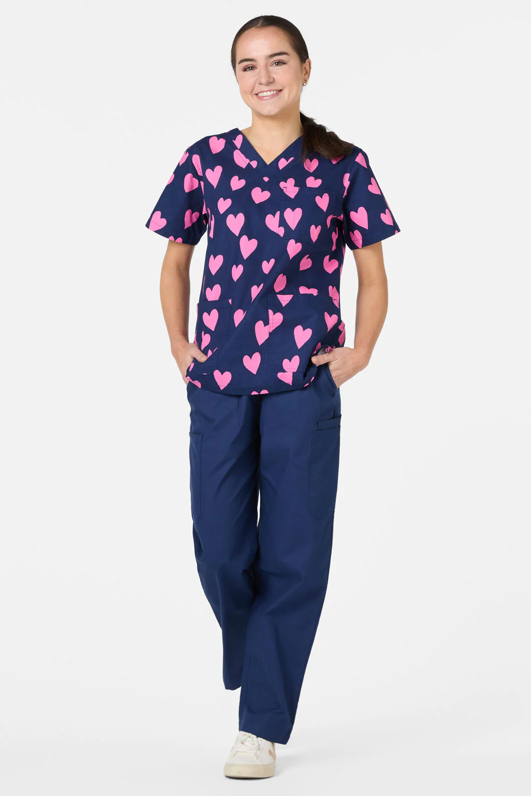 Lovehearts Top & Pant Scrub Set - Image 2