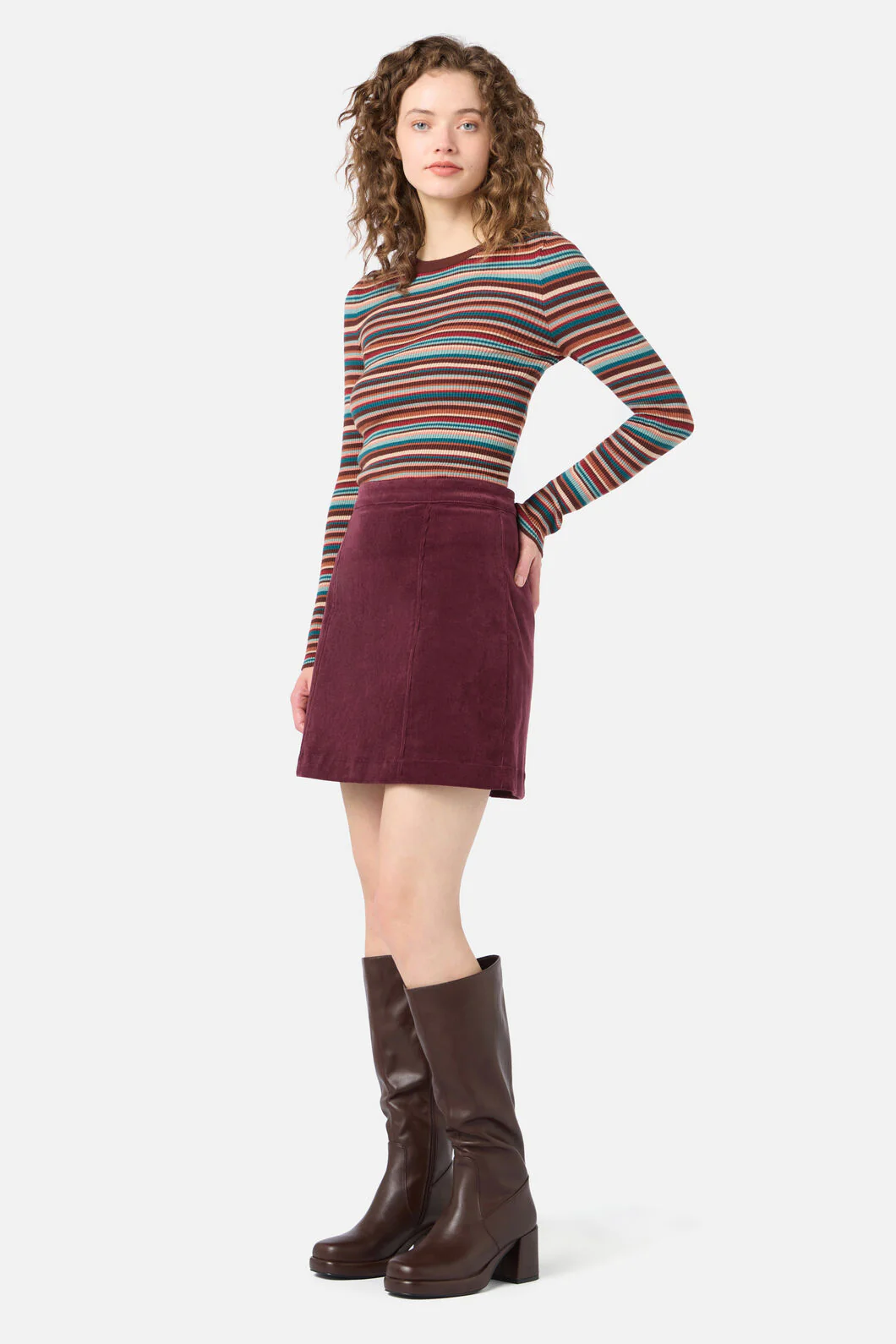 Lucy Stripe Knit Top - Image 11