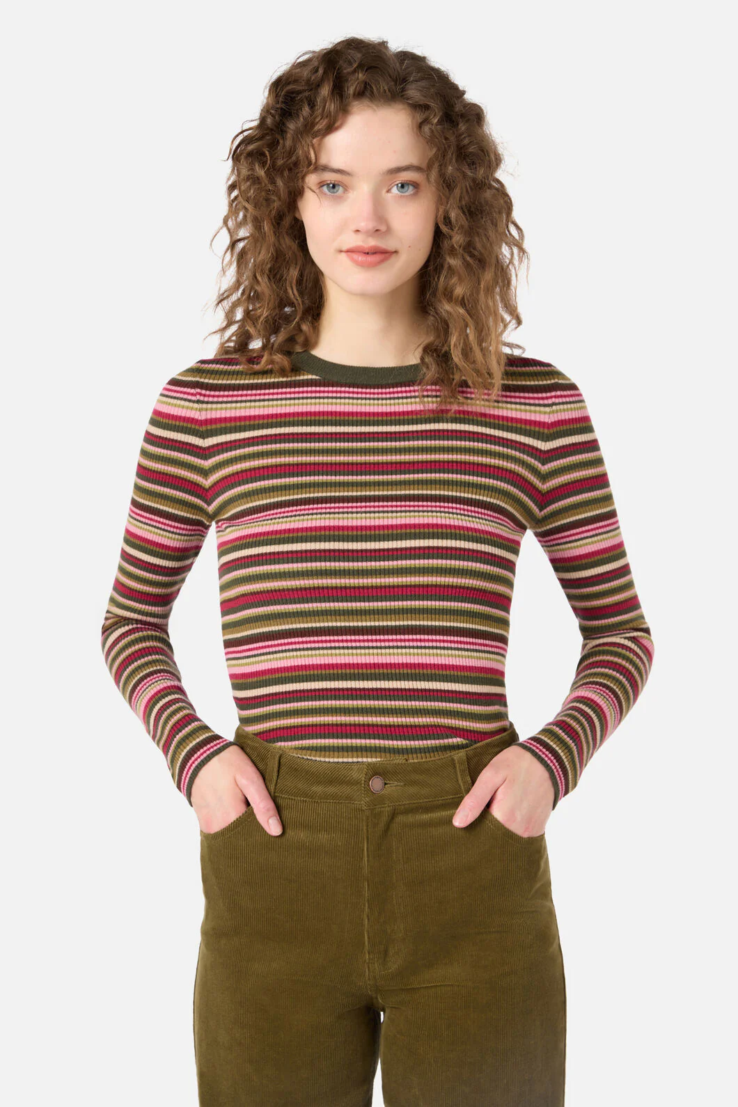 Lucy Stripe Knit Top - Image 2