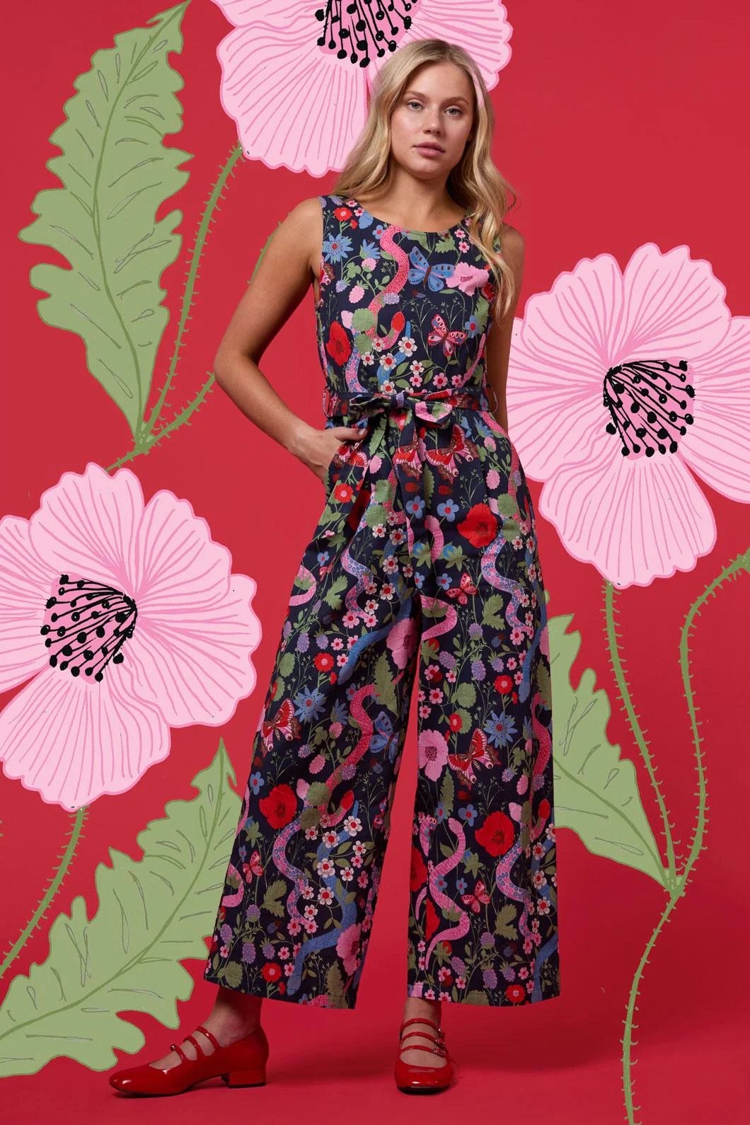 Luna Snake Jumpsuit