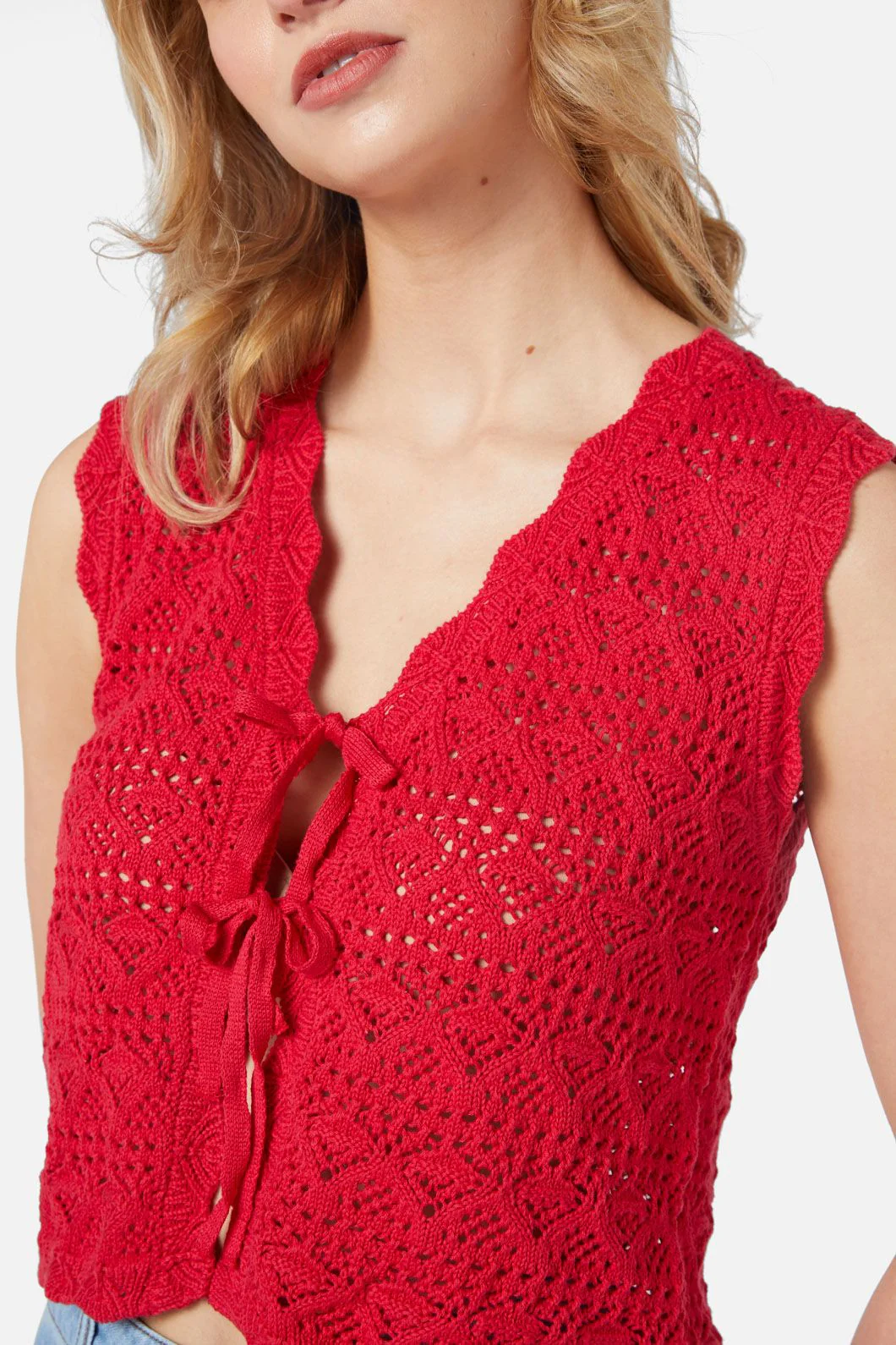 Margie Tie Front Top - Image 5