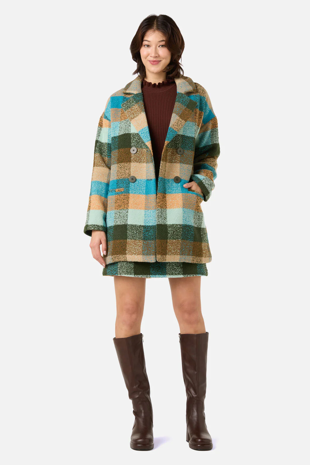 Molly Check Coat - Image 12