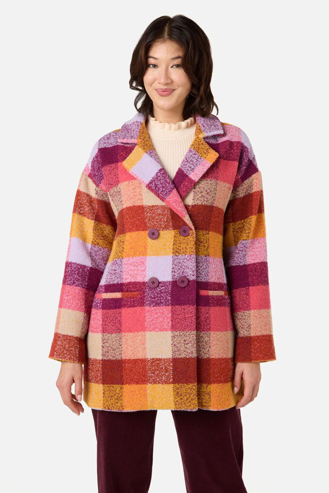 Molly Check Coat - Image 3