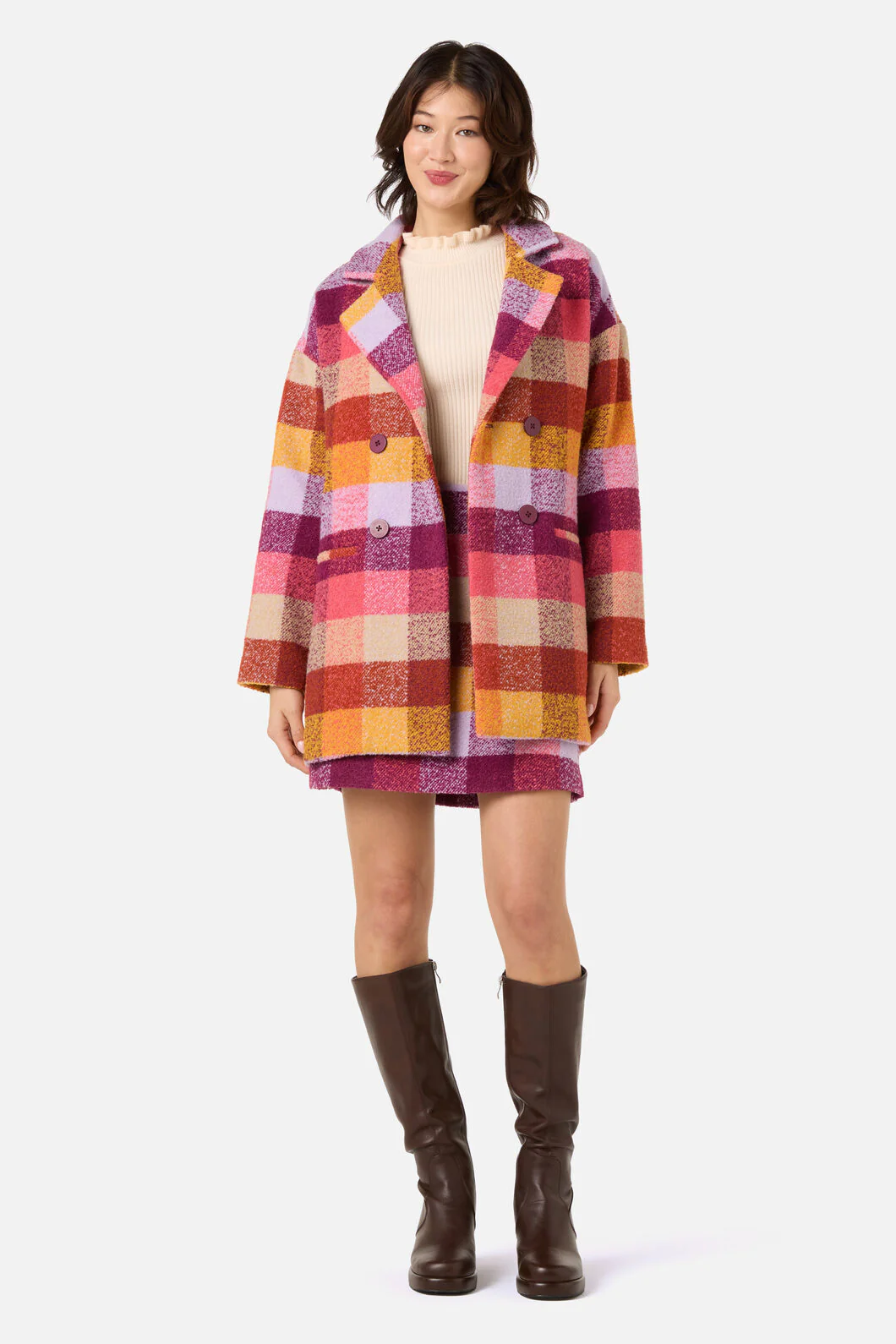 Molly Check Coat - Image 4