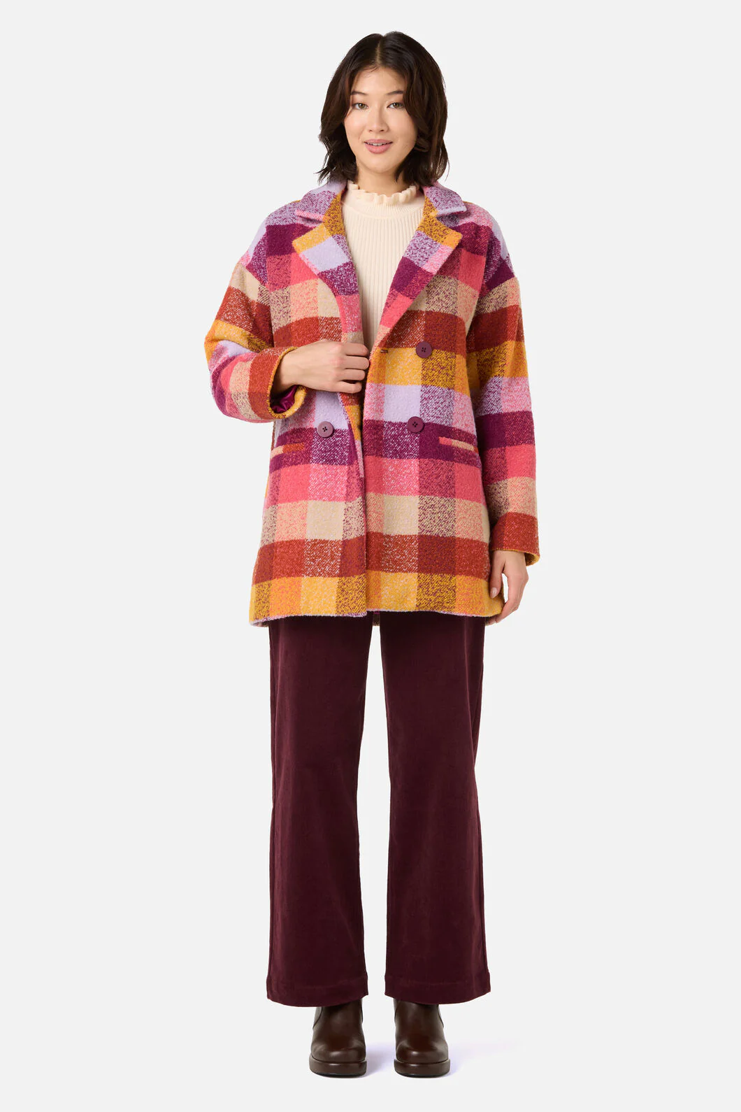 Molly Check Coat - Image 5
