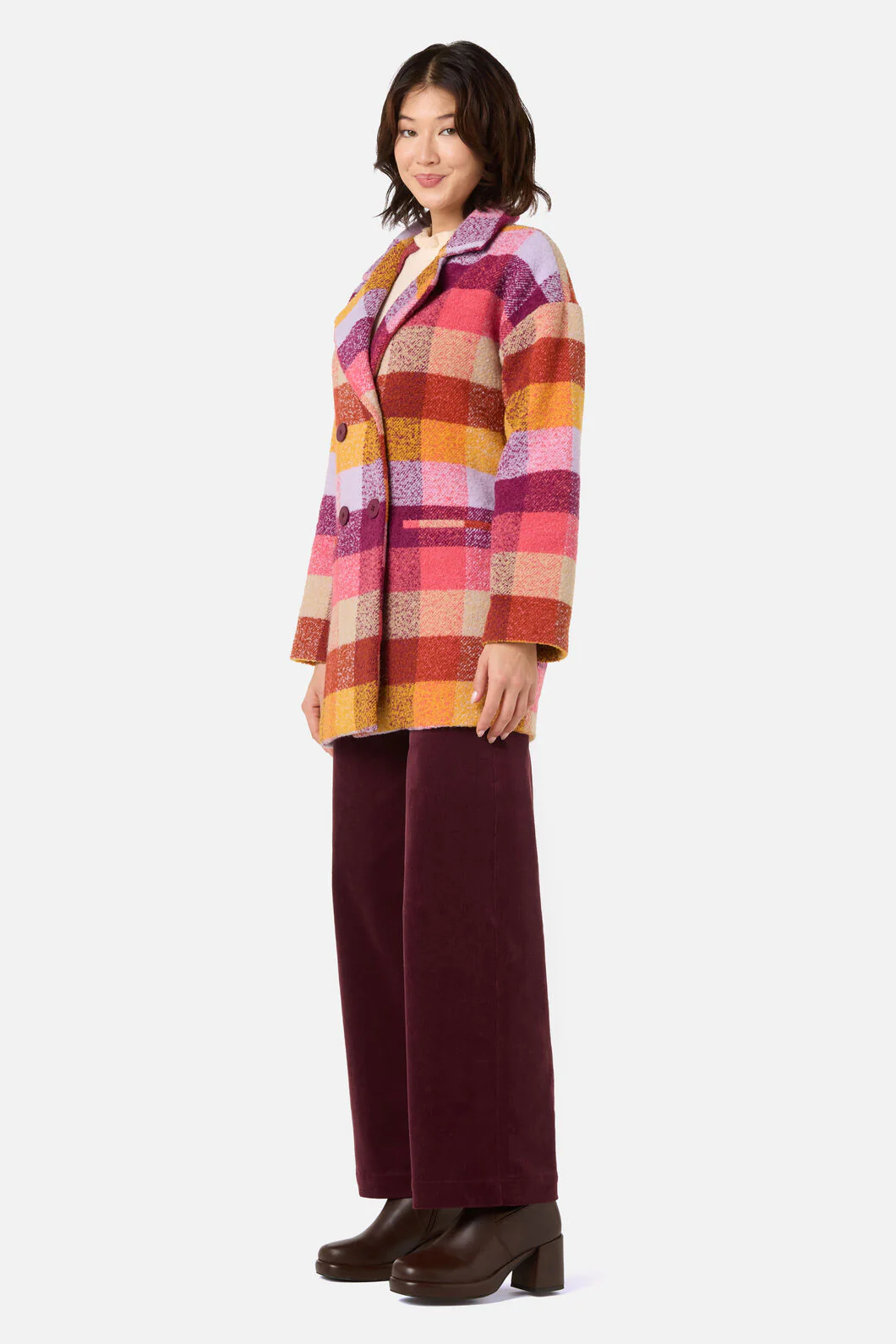 Molly Check Coat - Image 7