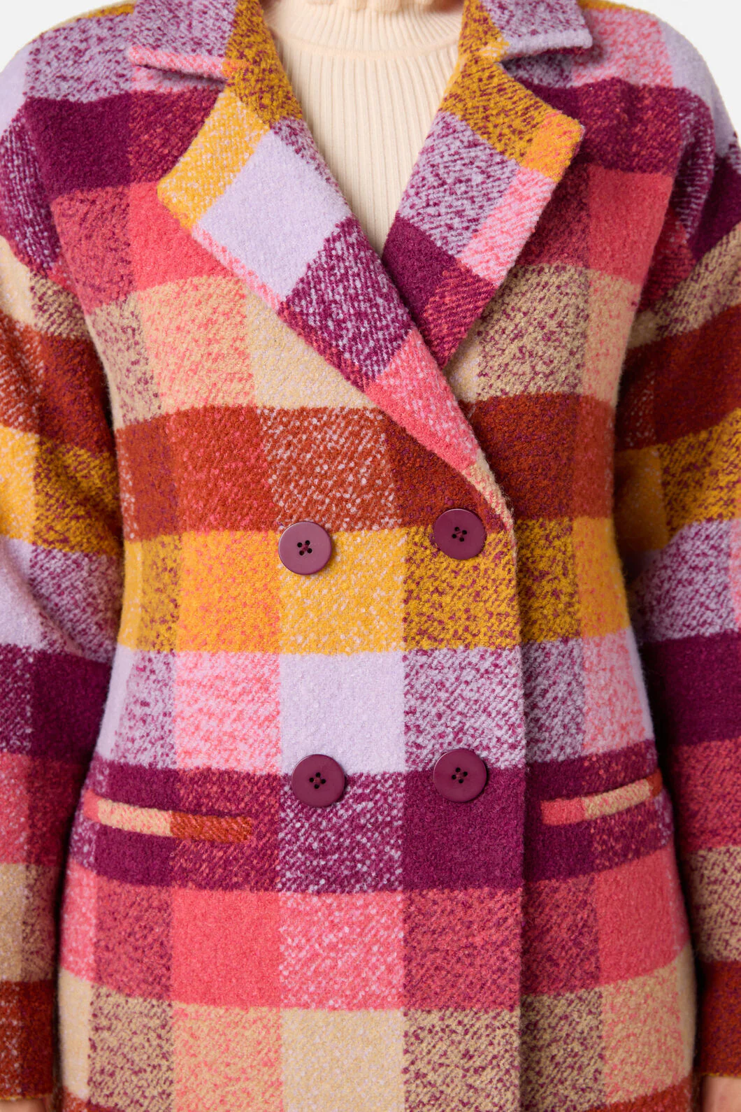 Molly Check Coat - Image 9