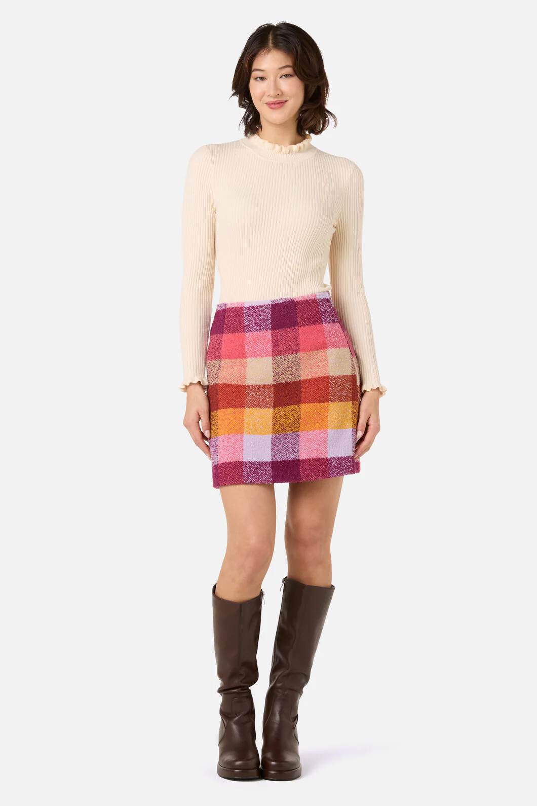 Molly Check Skirt - Image 3