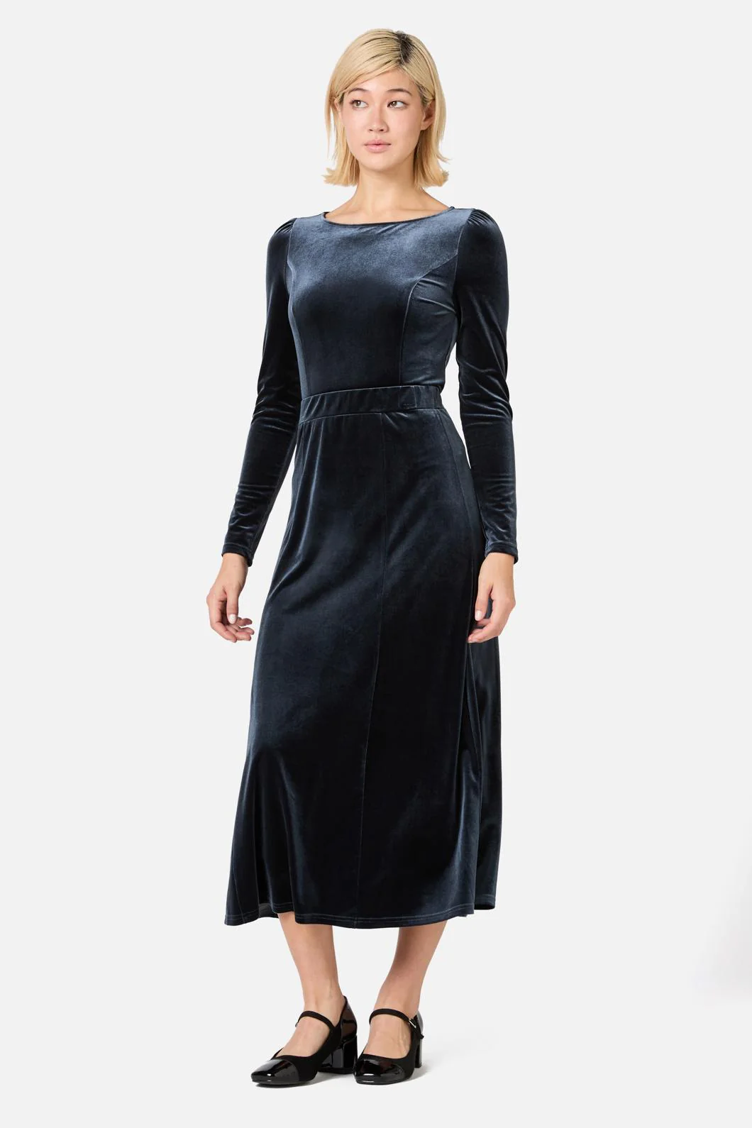 Monica Velvet Midi Skirt - Image 2