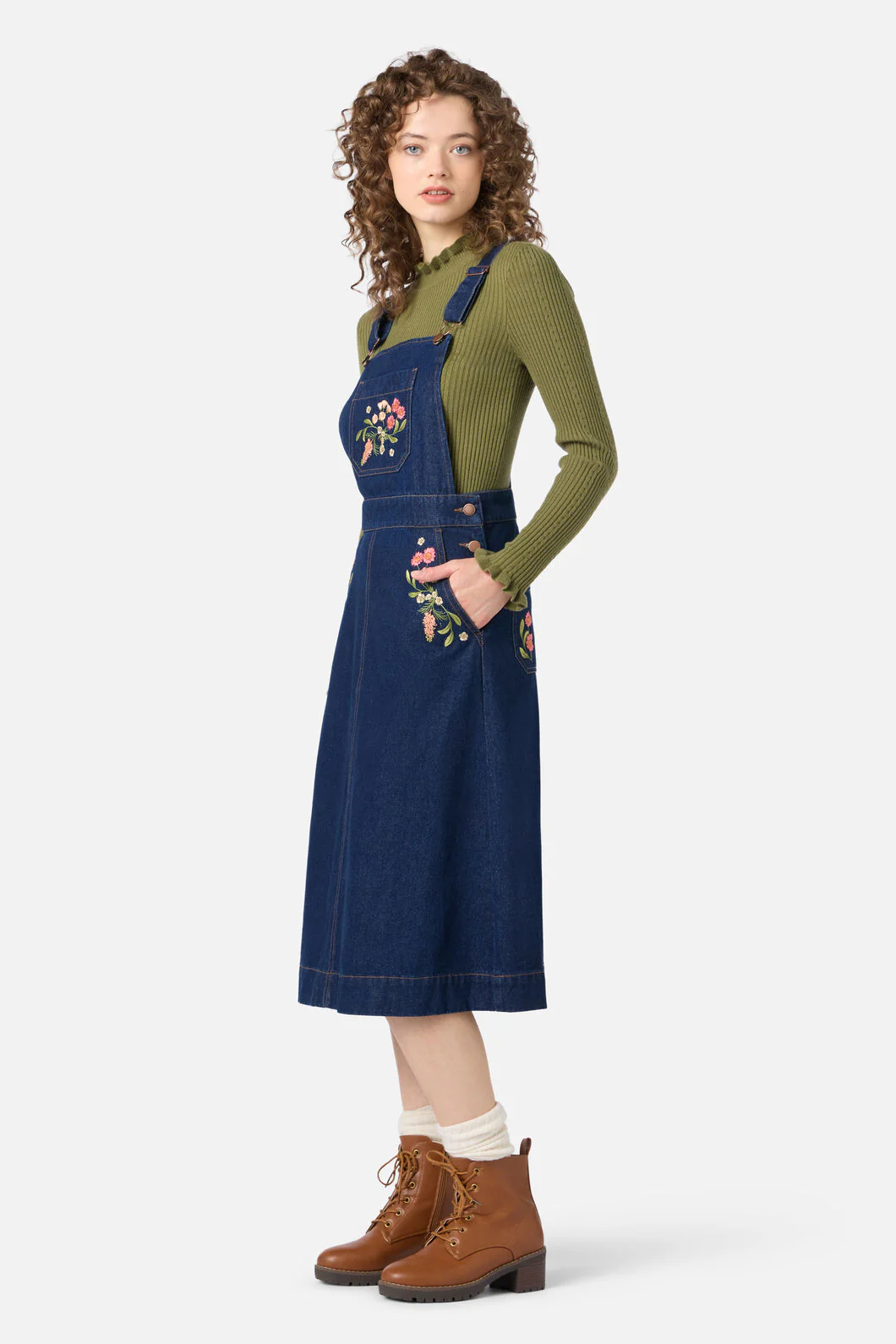Native Embroidered Pinafore - Image 4