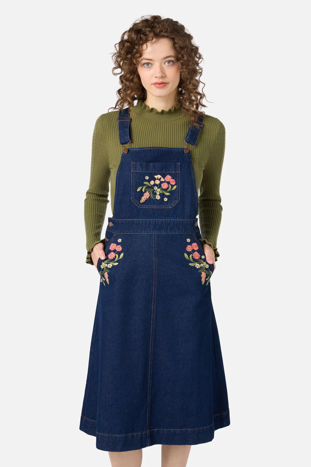 Native Embroidered Pinafore - Image 6