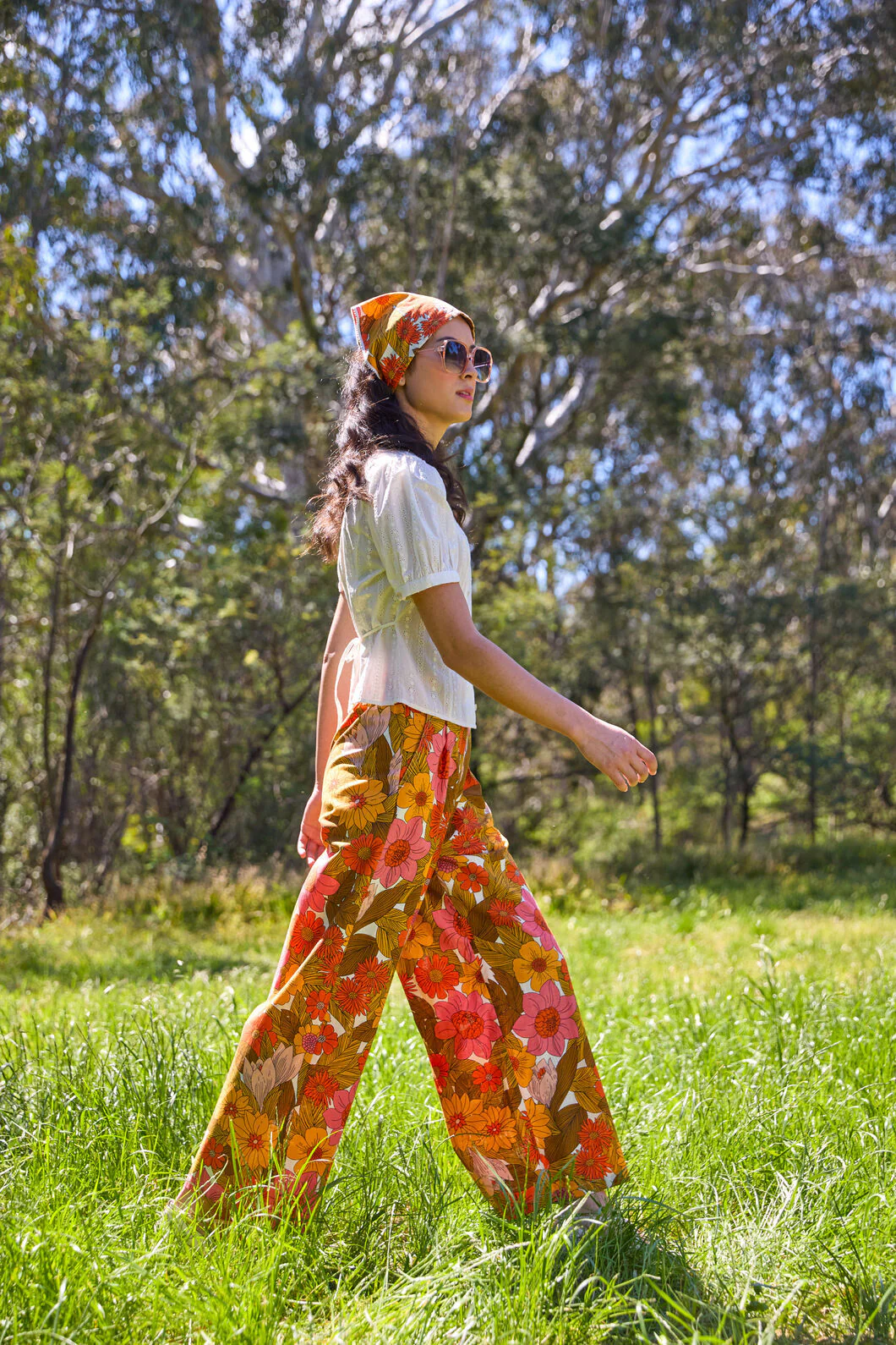 Nellie 70'S Floral Culotte - Image 2