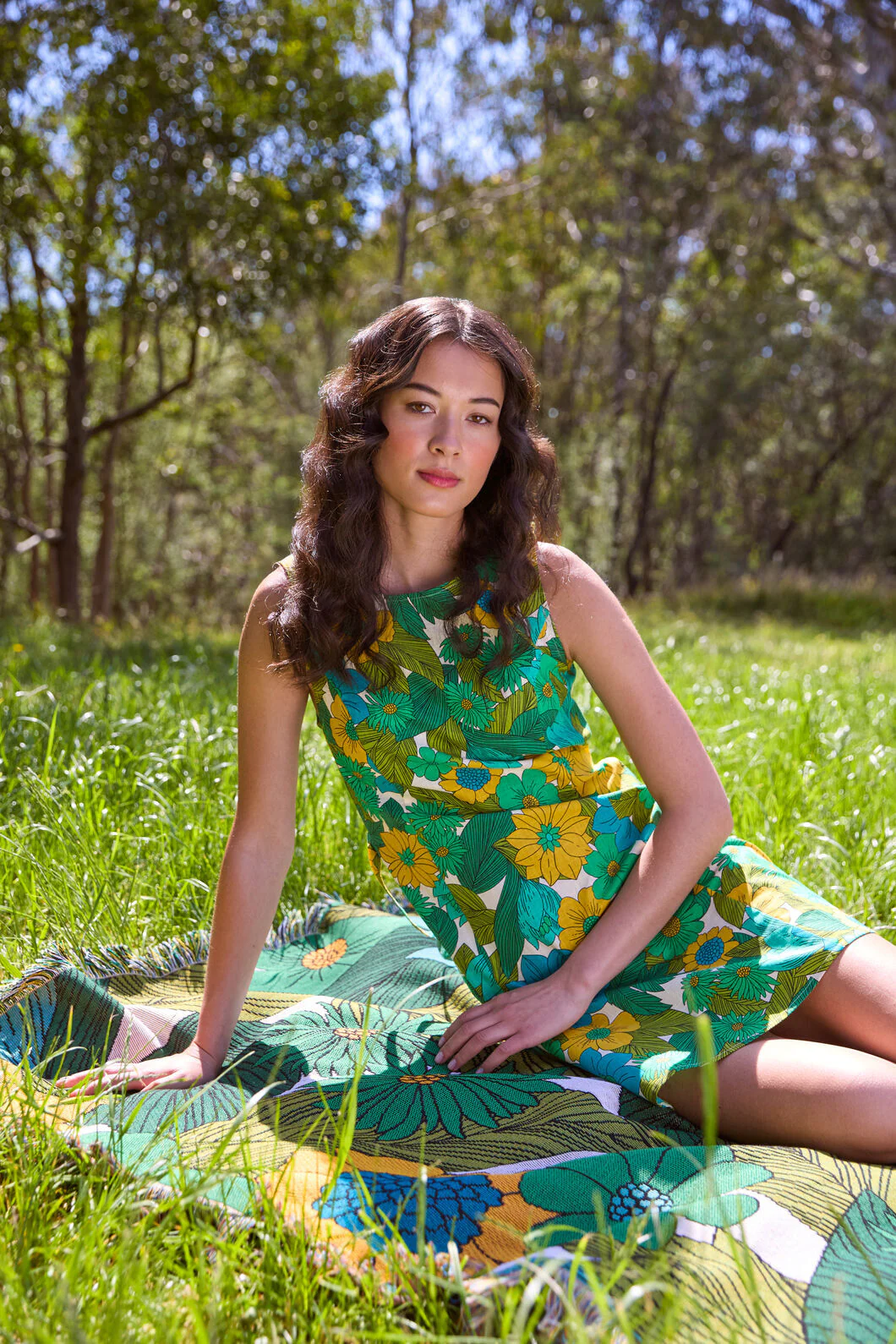 Nellie 70'S Floral Shift Dress - Image 3