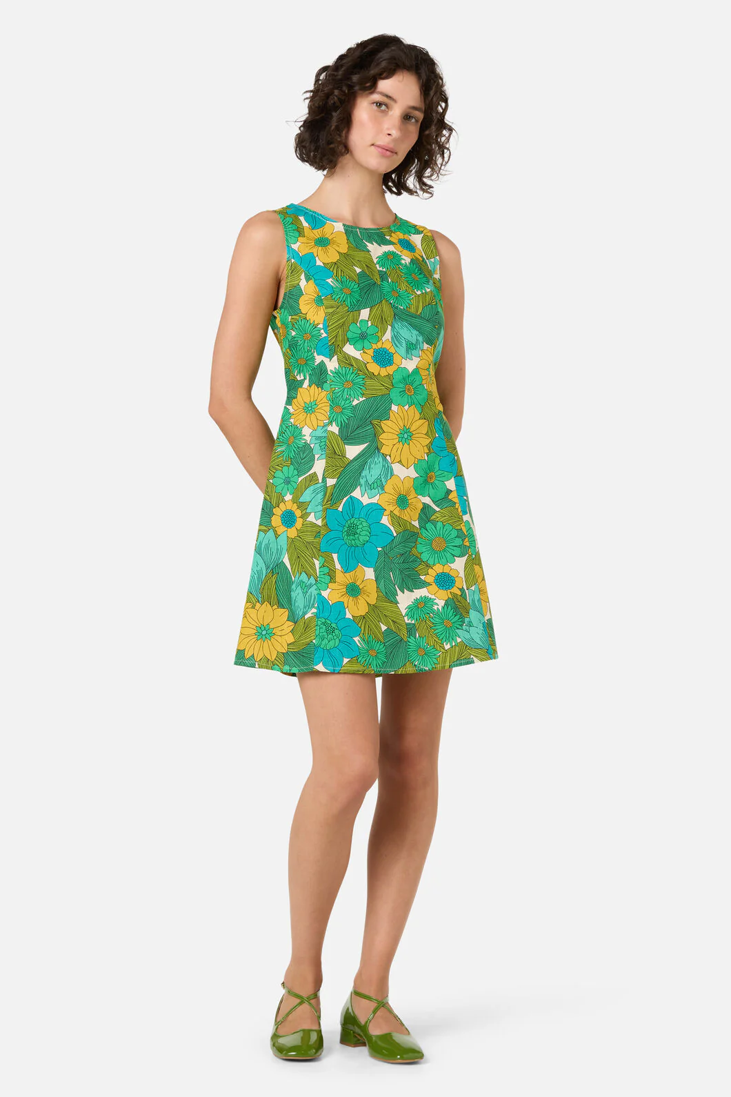 Nellie 70'S Floral Shift Dress - Image 4
