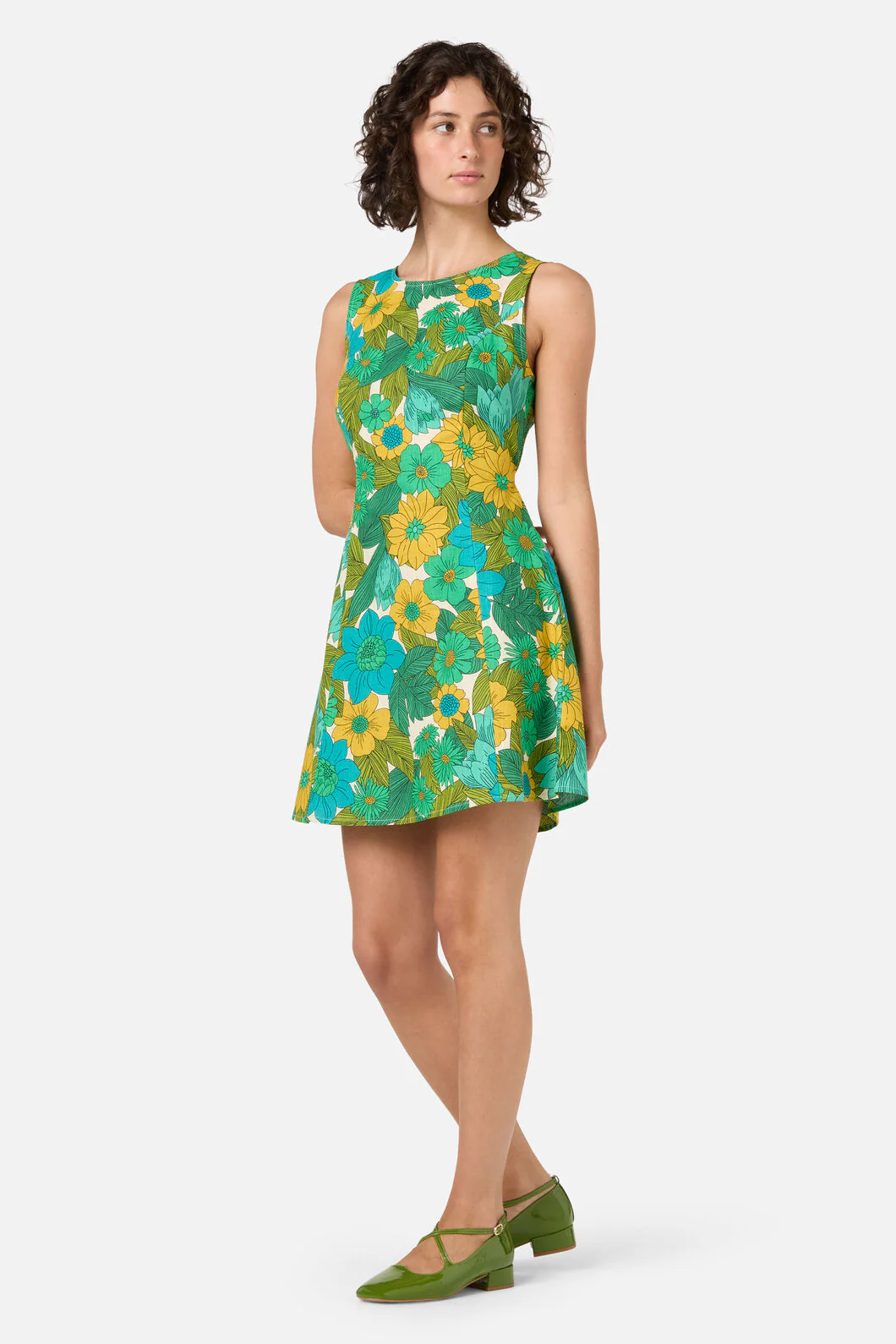 Nellie 70'S Floral Shift Dress - Image 5
