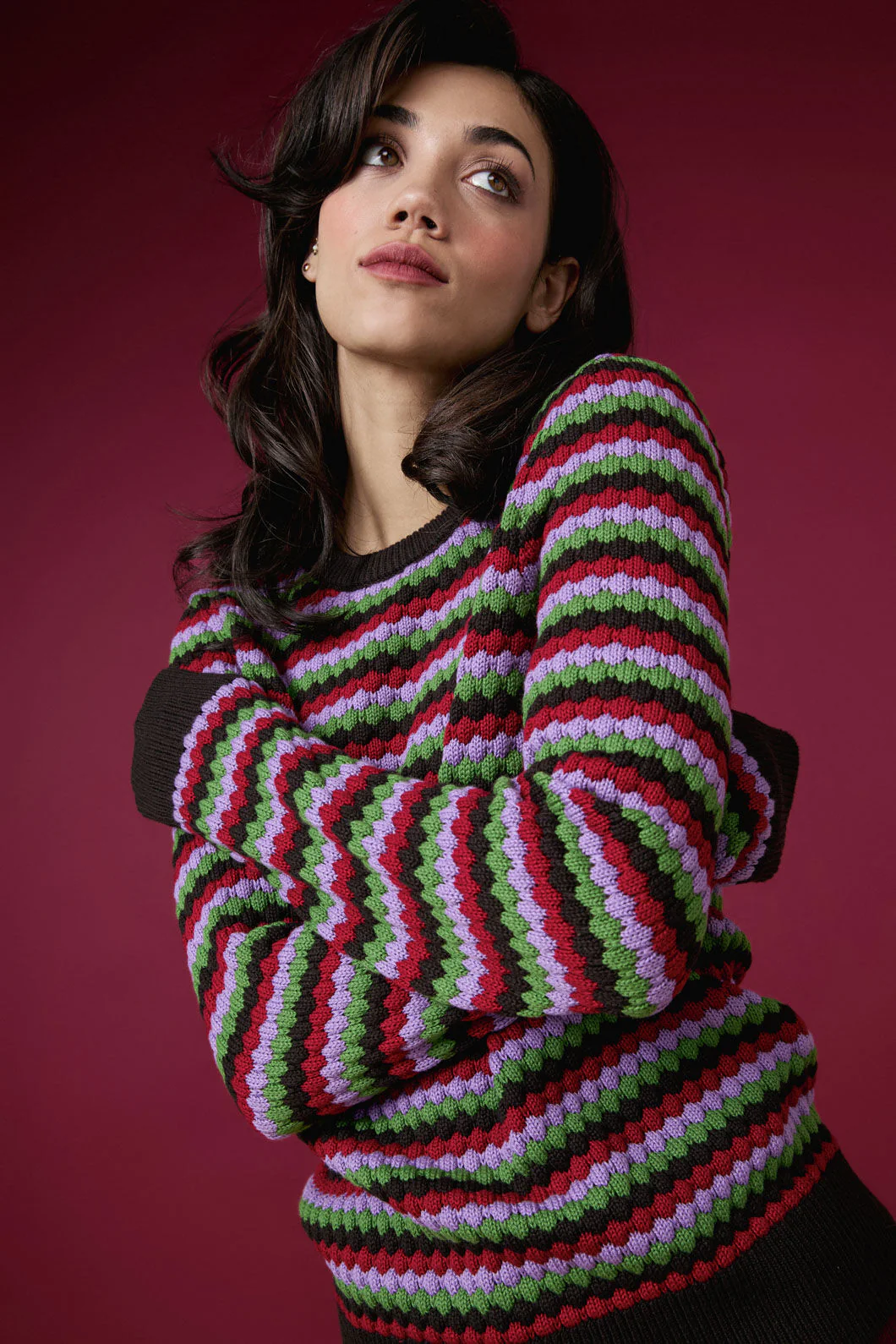 Nico Stripe Knit Jumper - Image 3