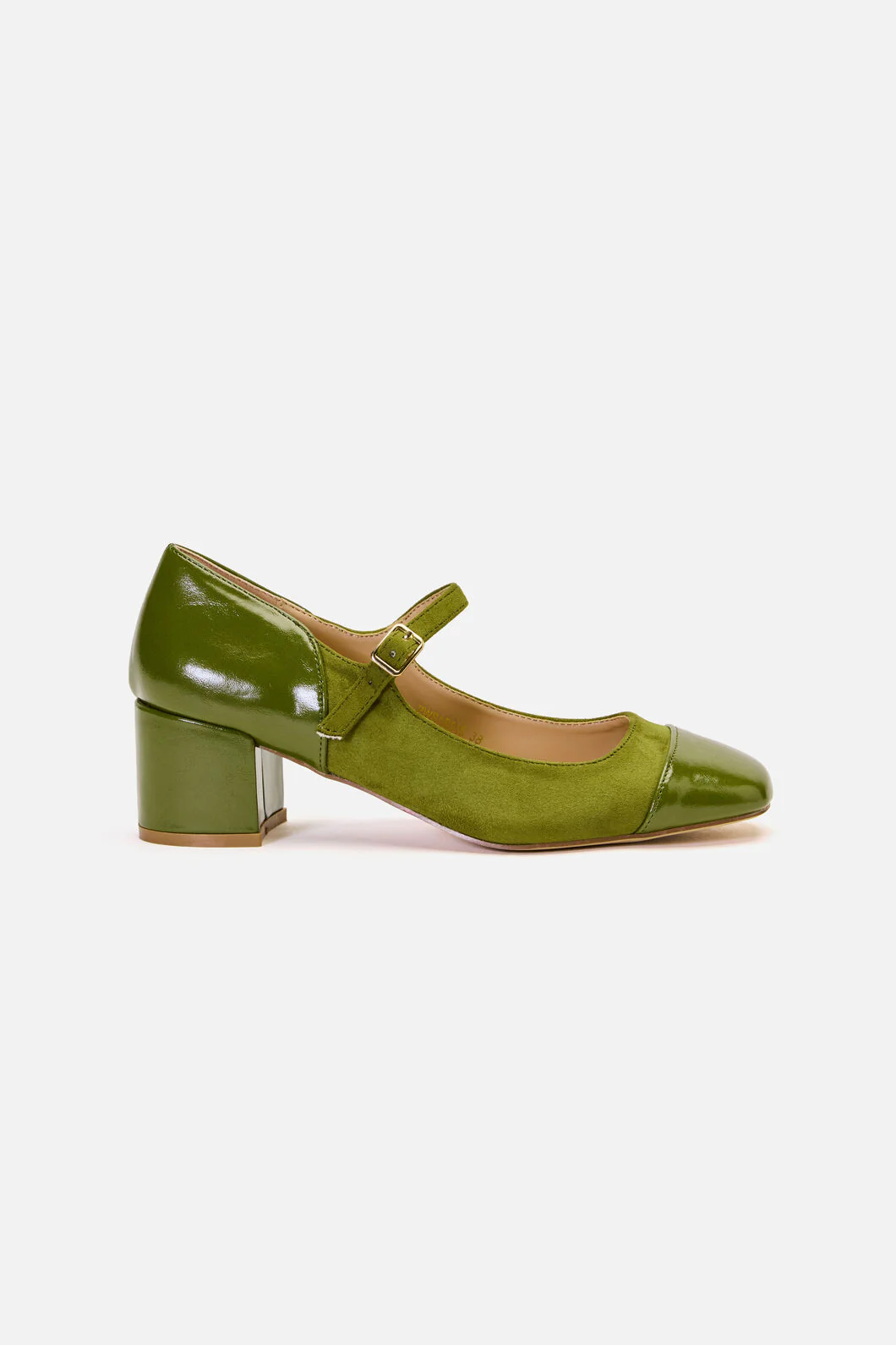 Olive Two Fabric Mary Jane - Image 2