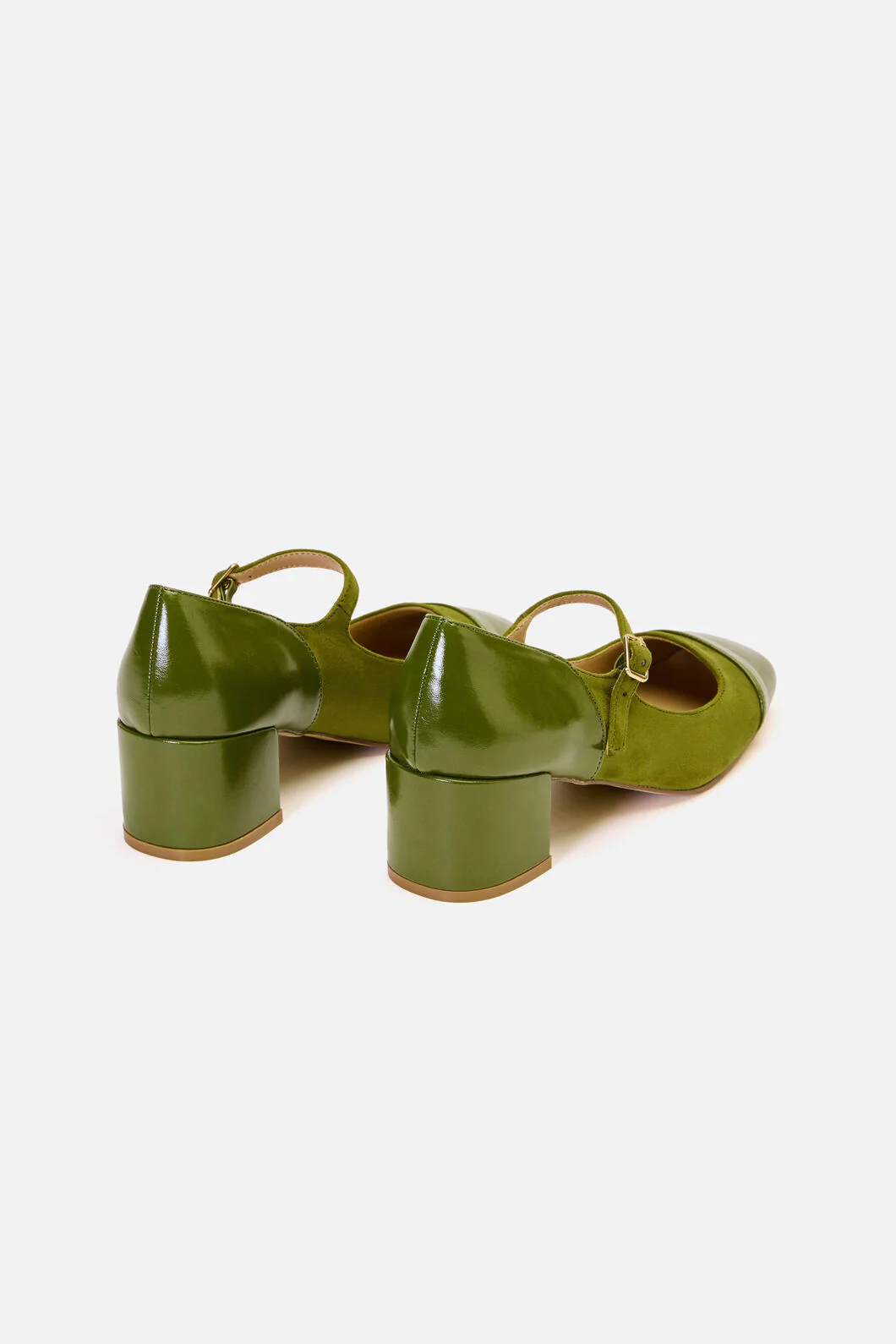 Olive Two Fabric Mary Jane - Image 4