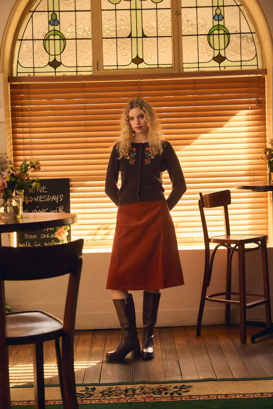 Forest Flora Embroidered Cardigan - Image 2