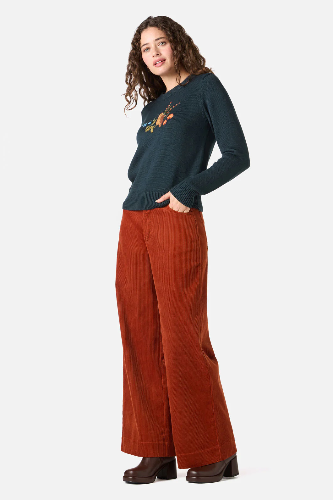 Owl Embroidered Jumper - Image 2