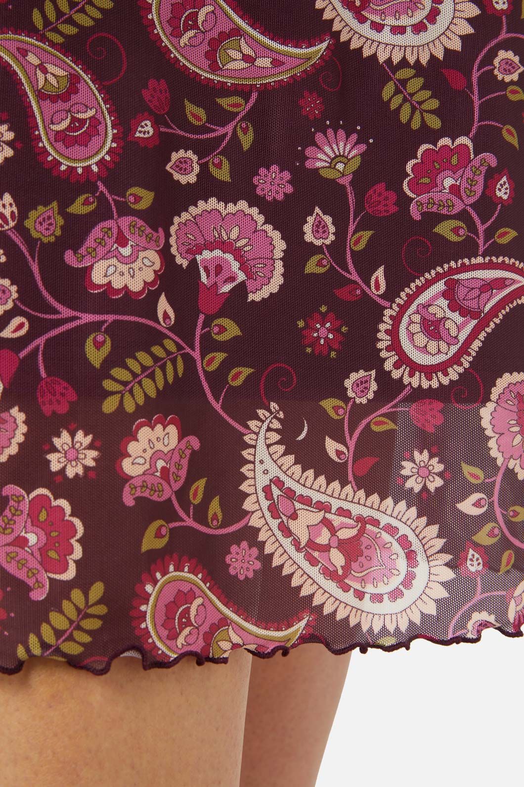Paisley Mesh Skirt - Image 6