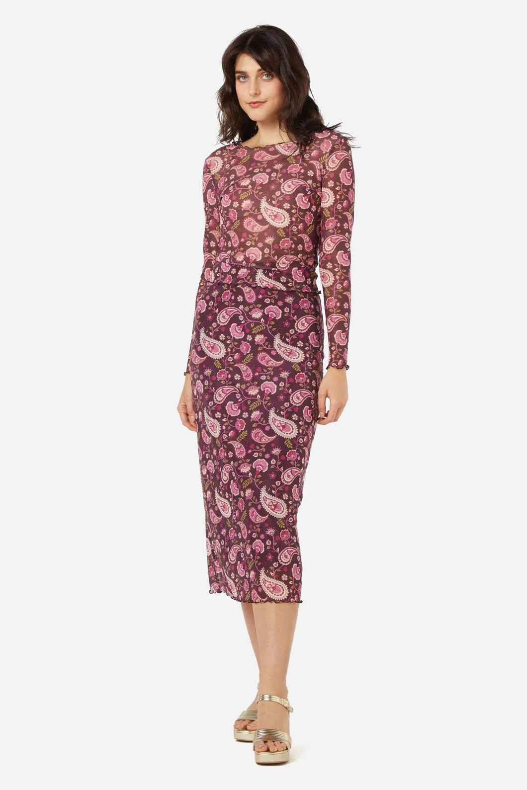 Paisley Mesh Top - Image 5