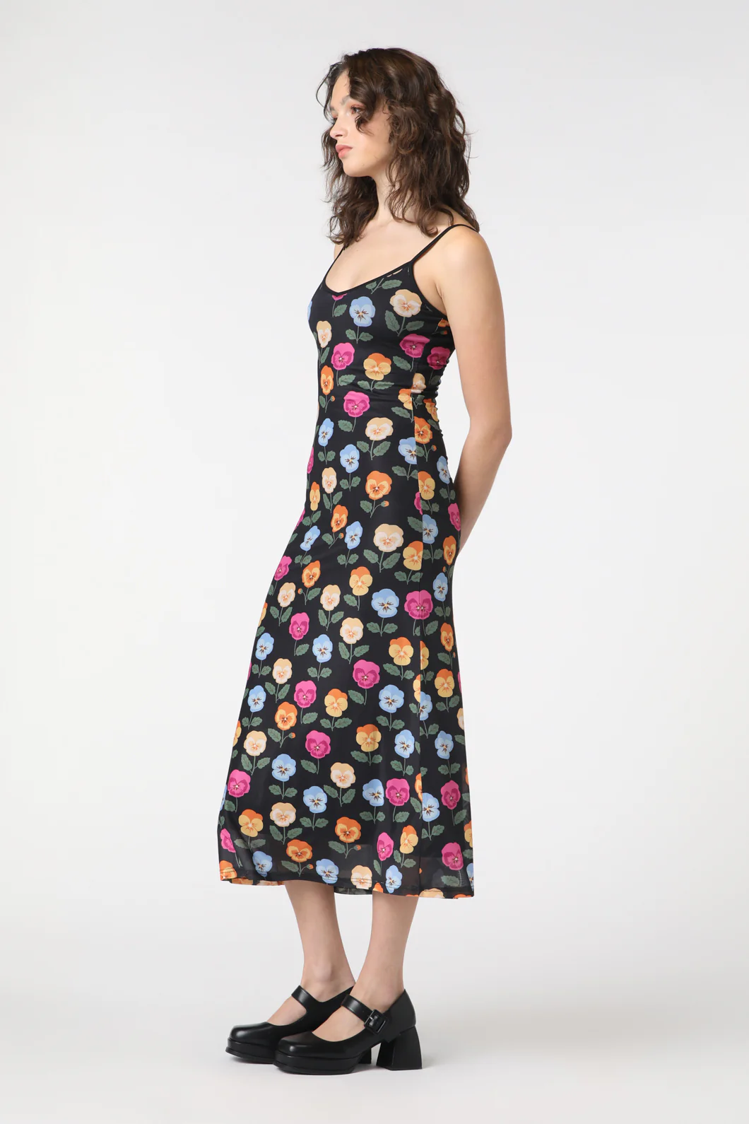 Pansy Mesh Dress - Image 3