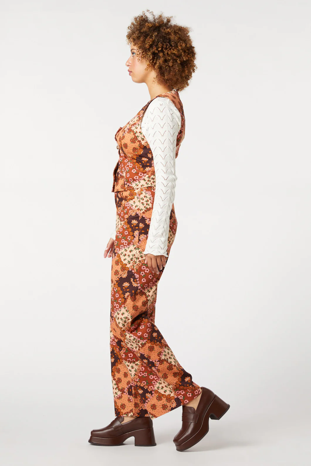 Patchwork Flower Vest - Image 3
