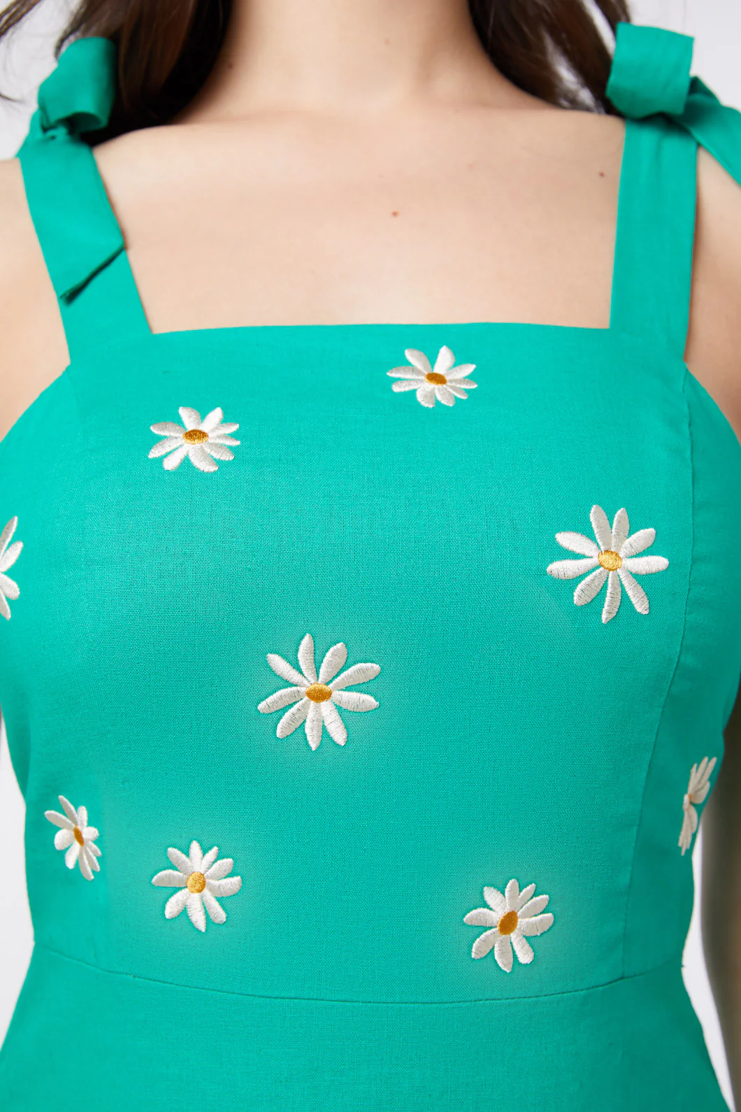 Pattie Embroidered Midi Dress - Image 8