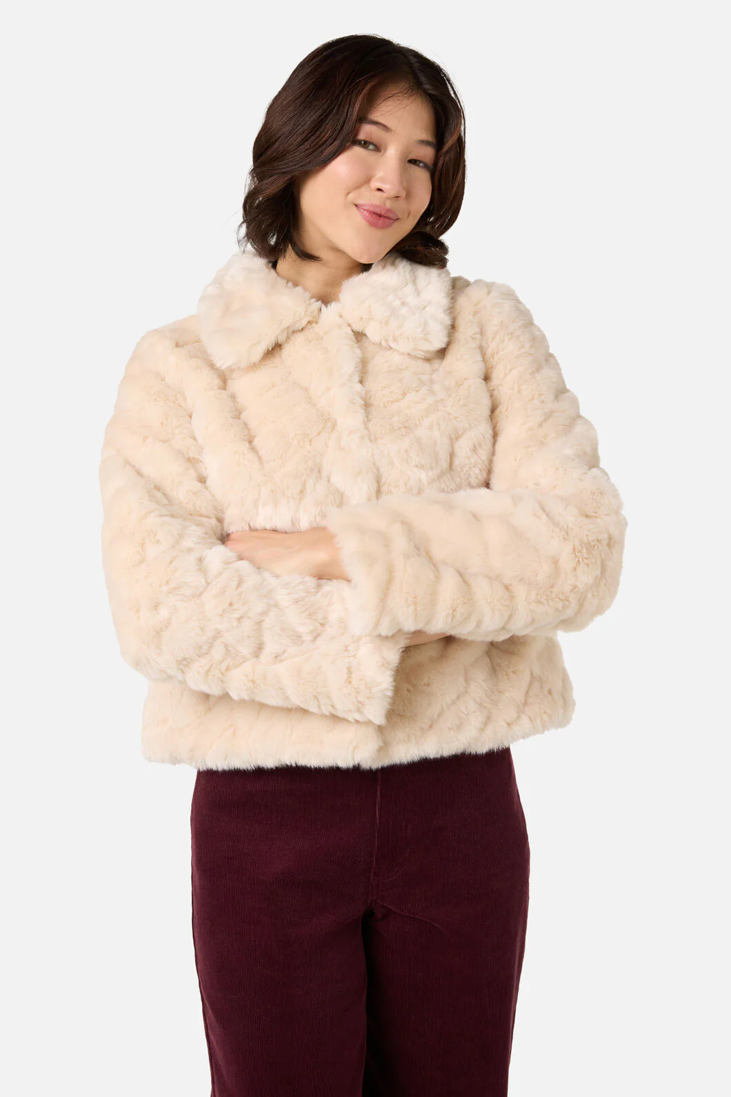 Penelope Faux Fur Jacket - Image 10