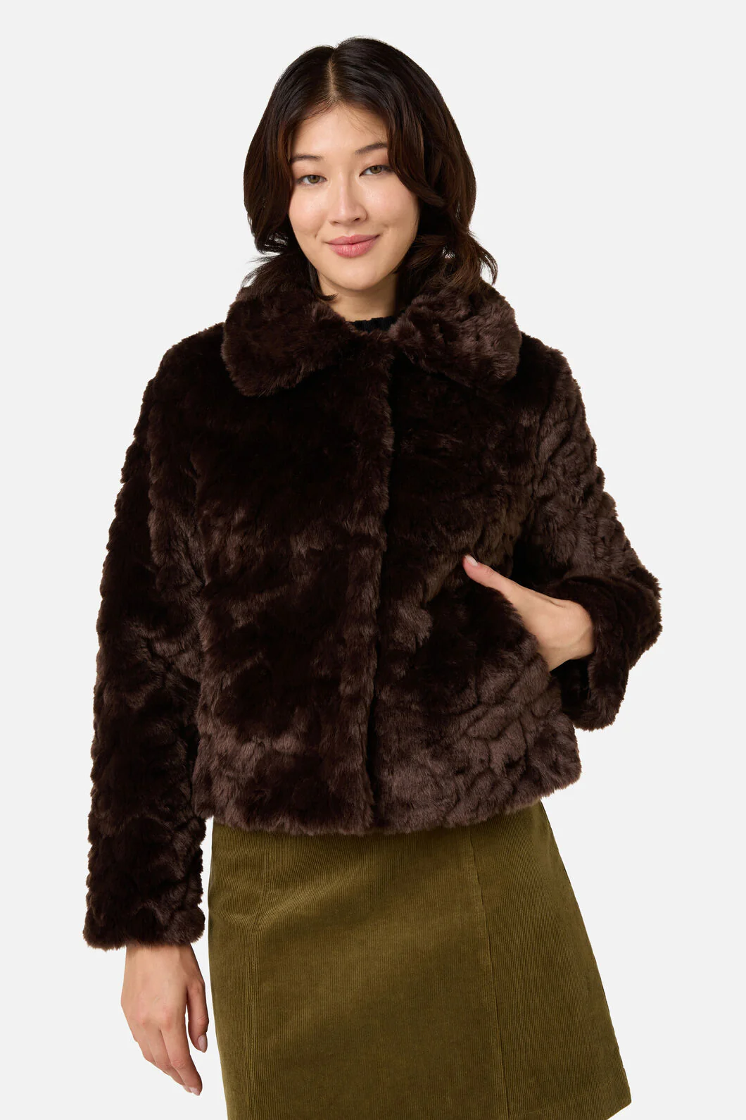 Penelope Faux Fur Jacket - Image 4