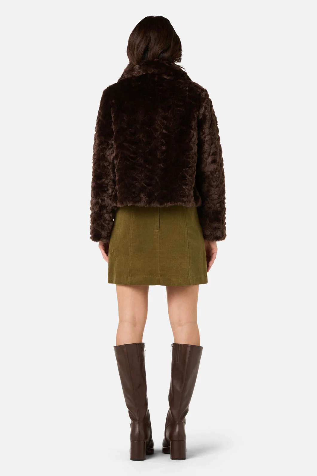 Penelope Faux Fur Jacket - Image 7