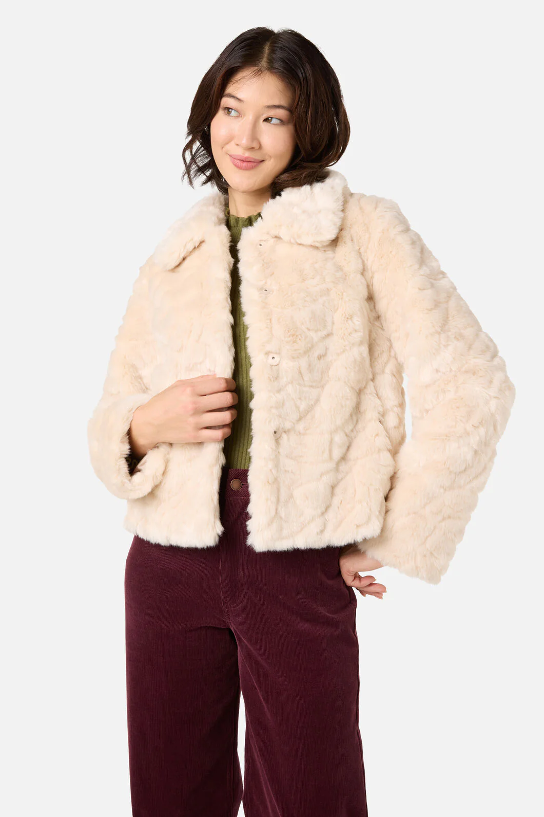 Penelope Faux Fur Jacket - Image 9