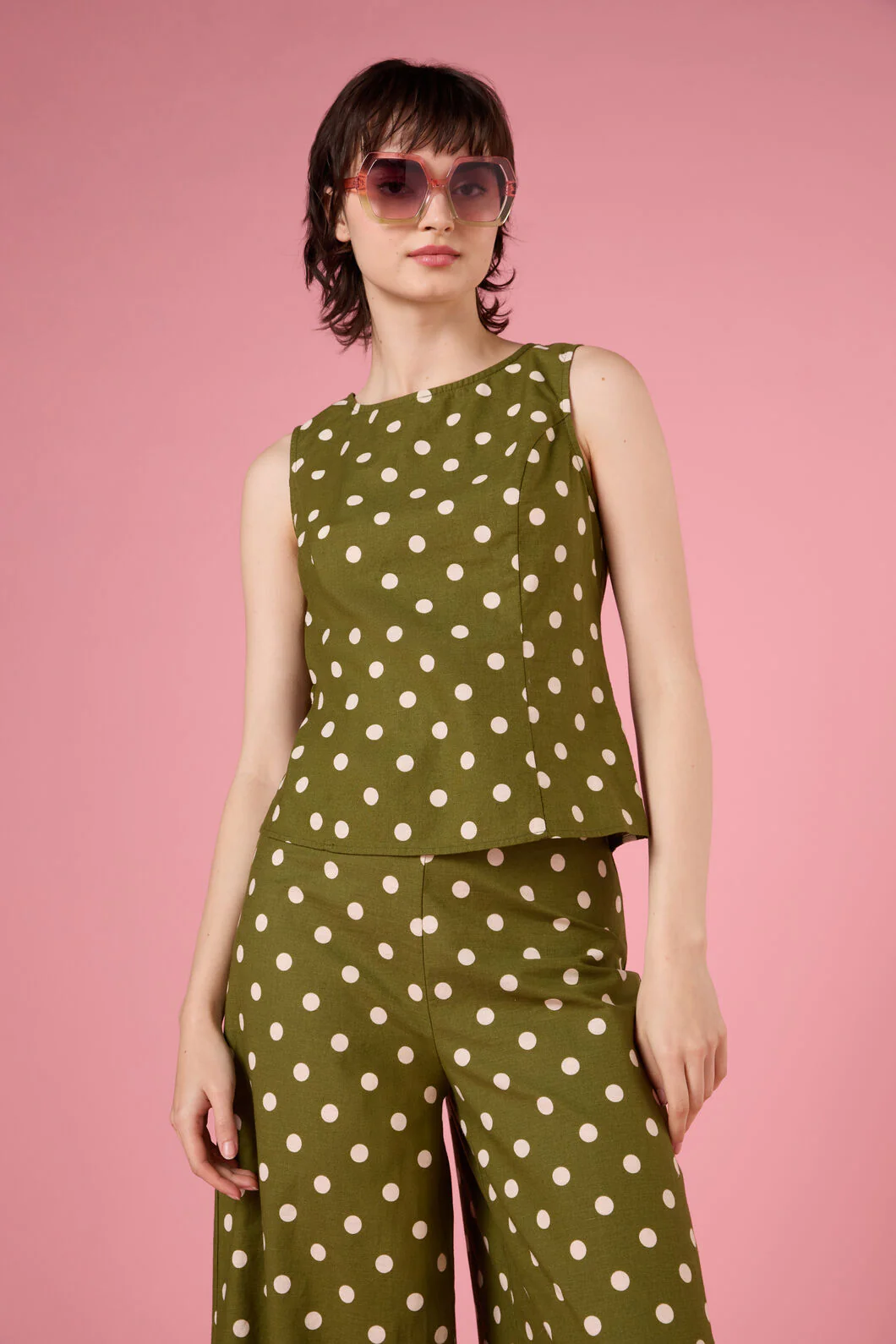 Polka Dot Shell Top - Image 2