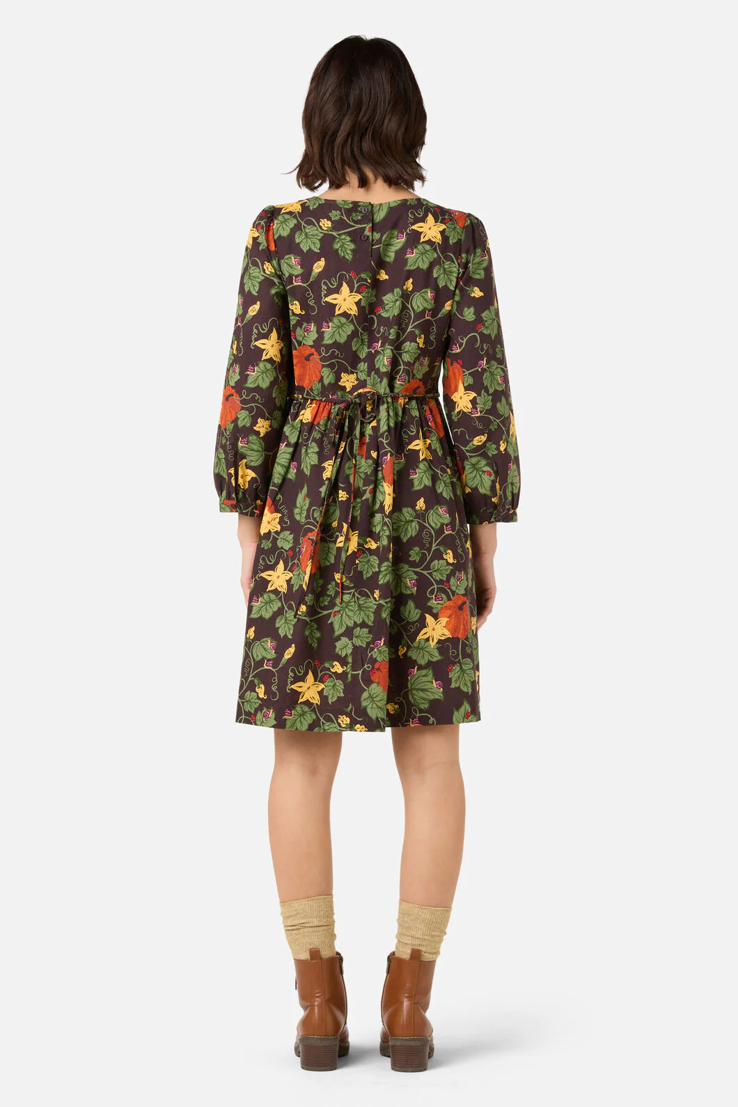 Pumpkin Long Sleeve Dress - Image 6