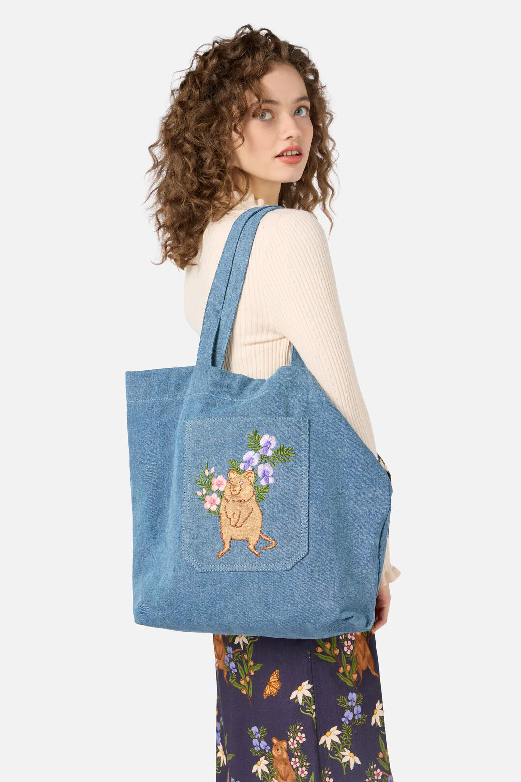 Quokka Denim Tote