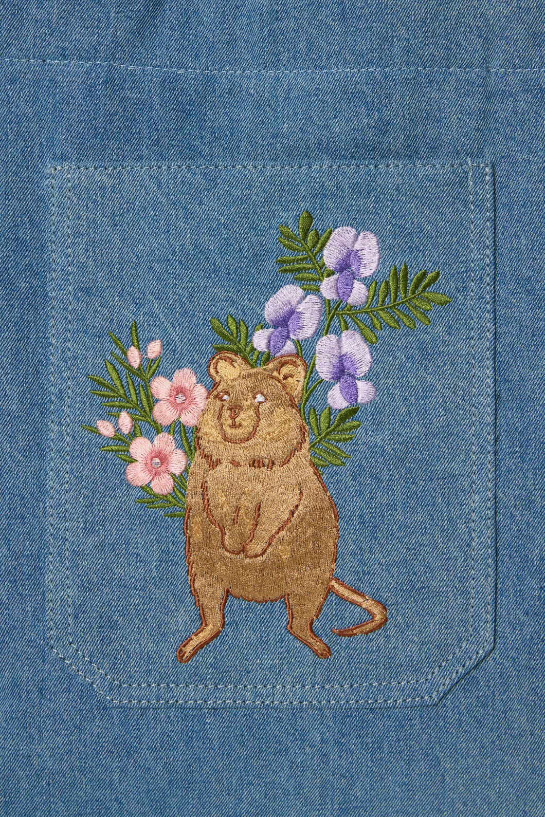 Quokka Denim Tote - Image 7