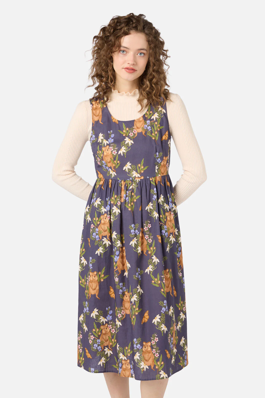 Quokka & Flora Midi Dress - Image 5