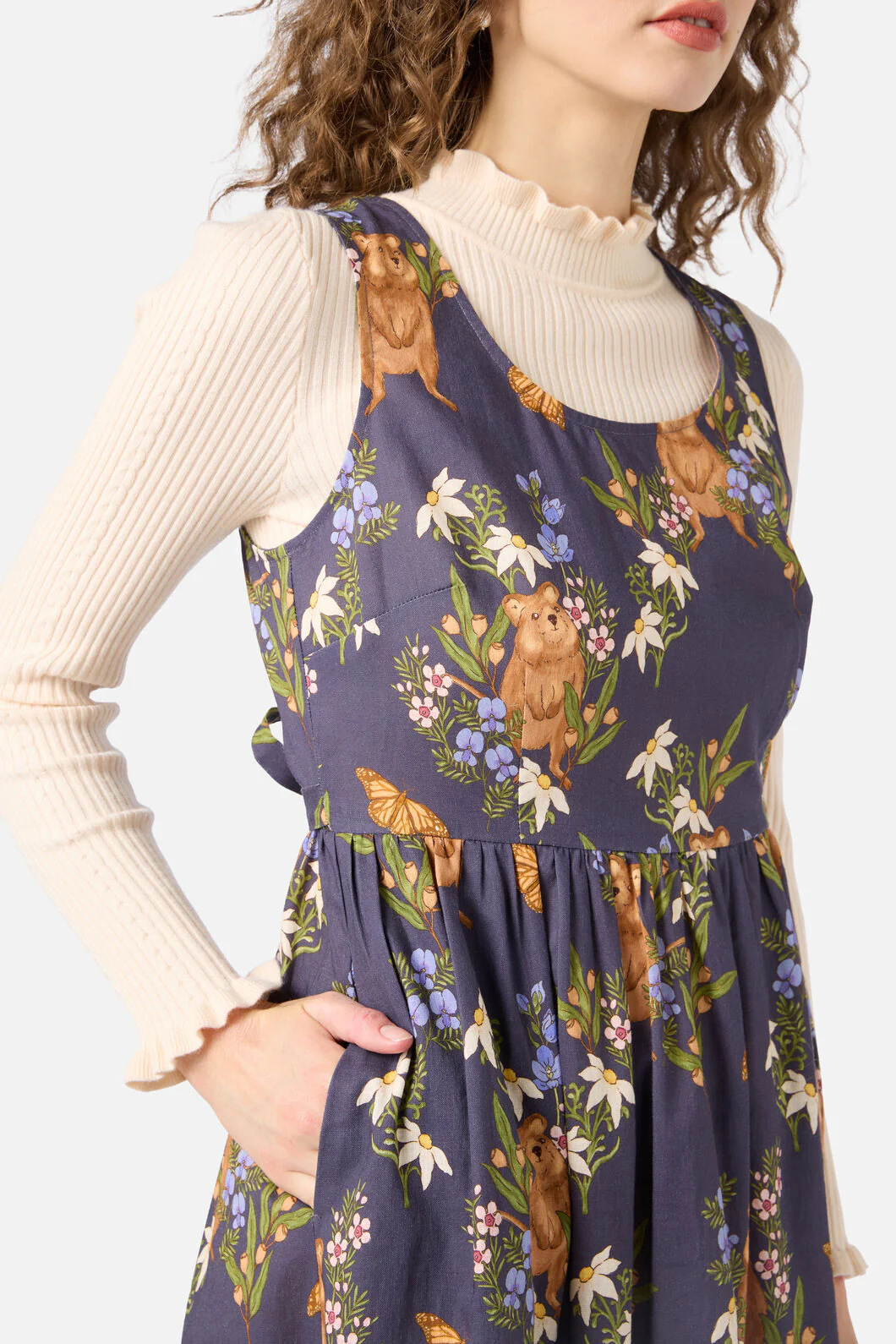 Quokka & Flora Midi Dress - Image 6