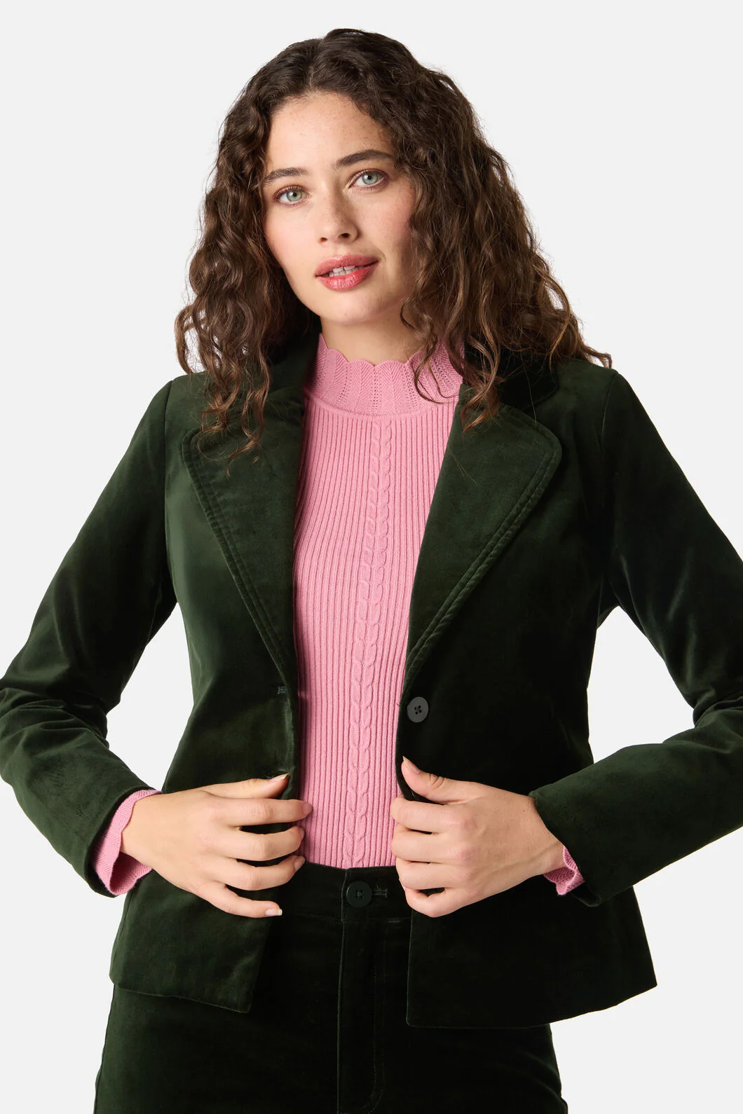 Rachel Velvet Blazer - Image 3